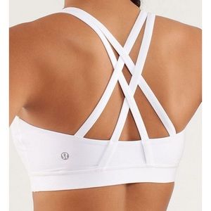 Lululemon White Sports bra